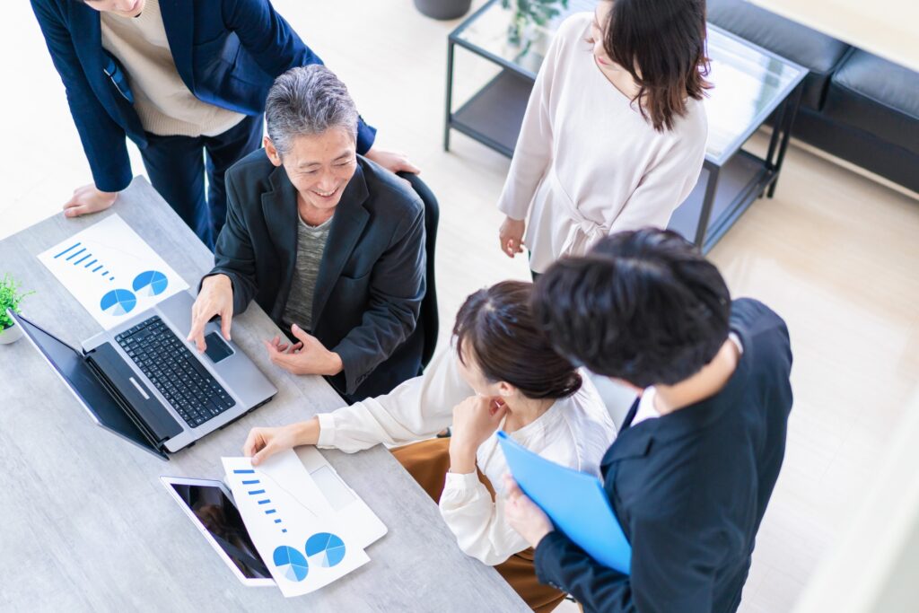 ITシステムの開発に関わる人のイメージ