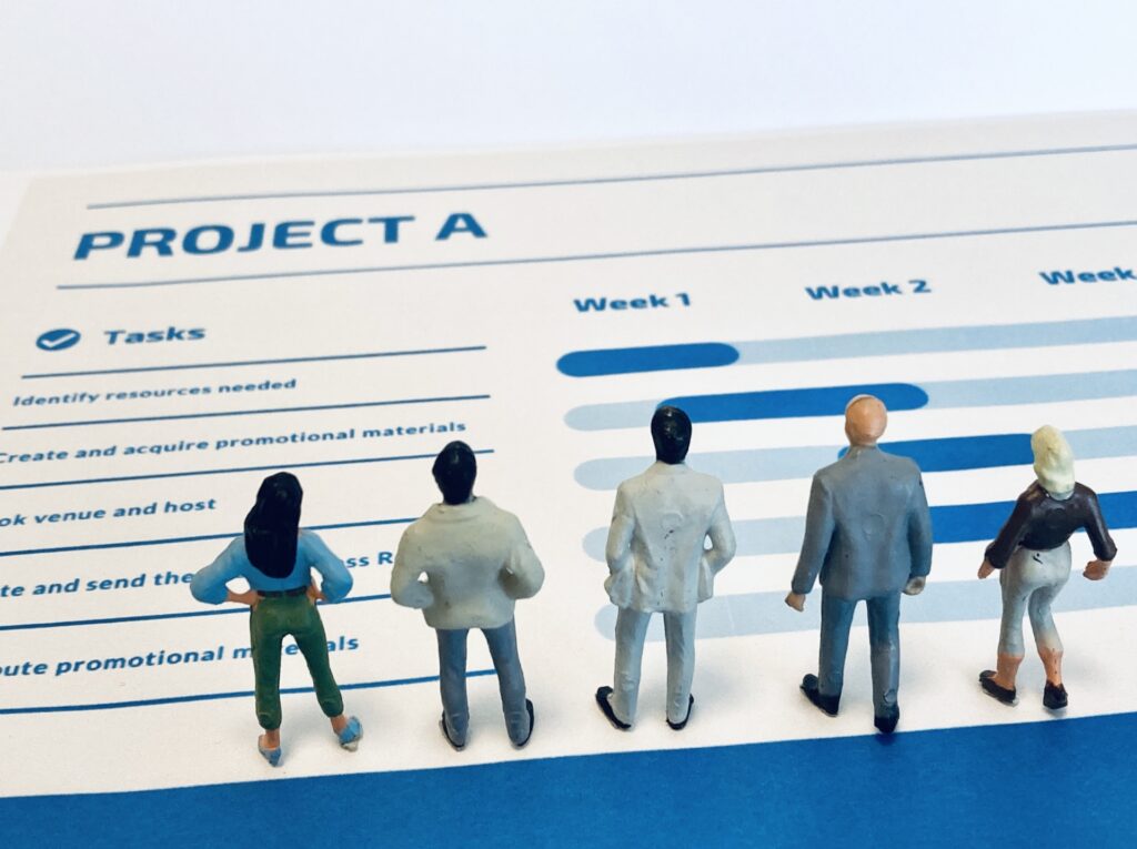 プロジェクトとチーム開発のイメージ